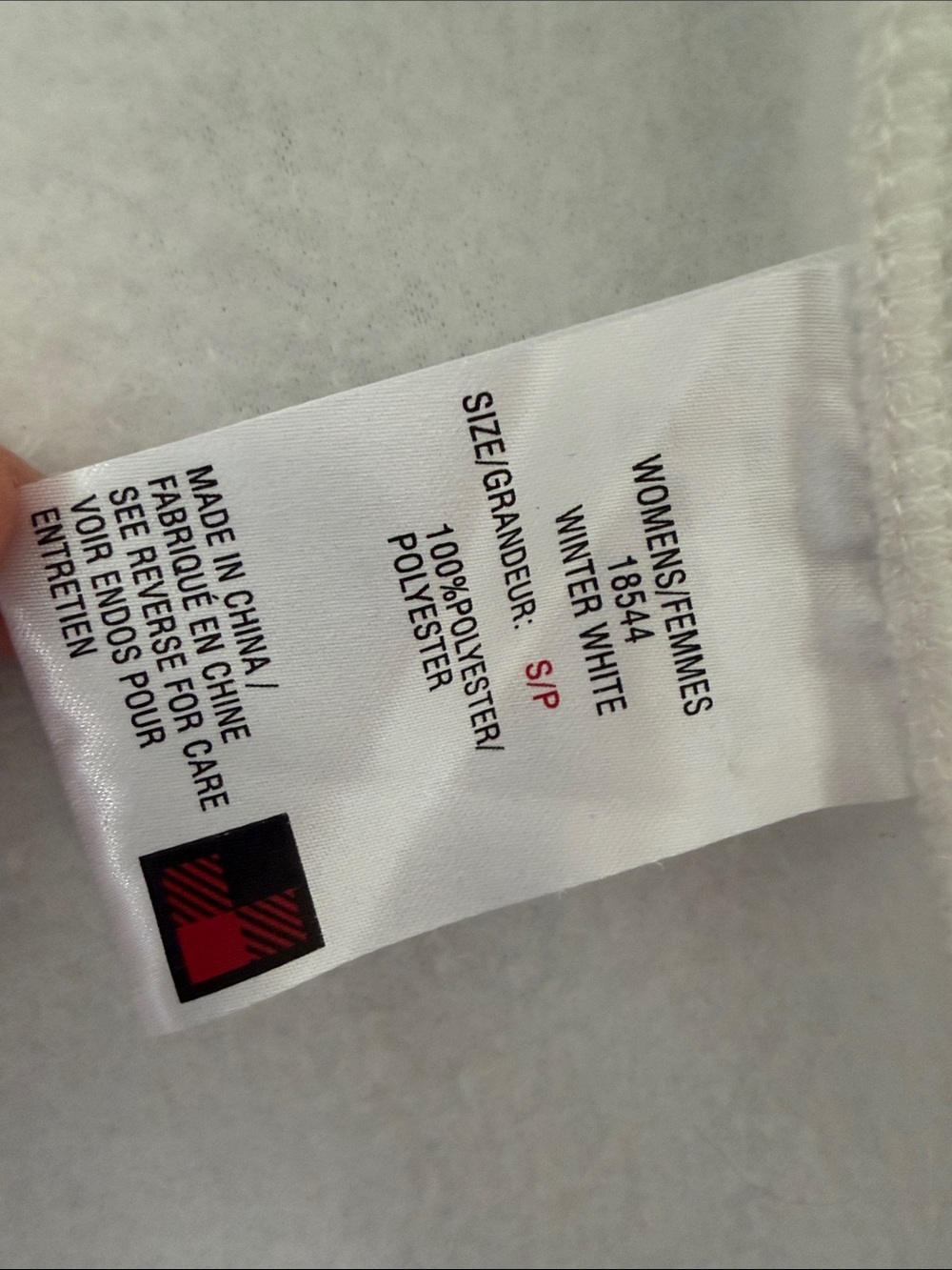 Woolrich Women's ClassicFleece Vest Full Zip Mock Neck White Gorpcore Cozy S - Picture 7 of 8